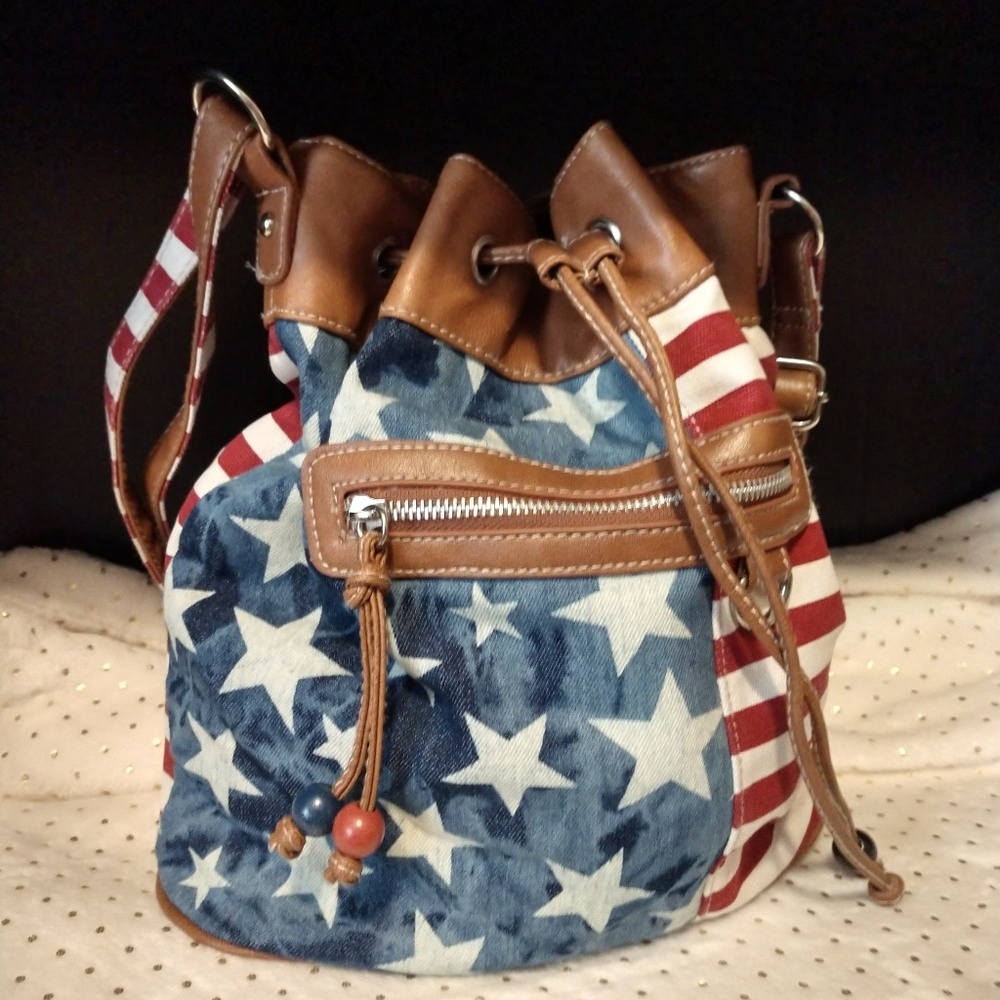 Cute 4th of July Drawstring bag
